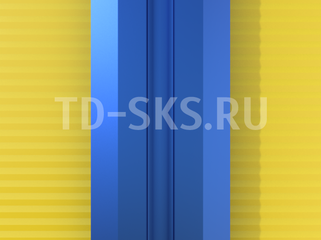 Ламель фасадная  DAARTS F 202 вид фронтальный